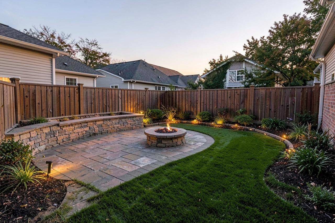 Suburban backyard, full rebuild after TerraFirm work